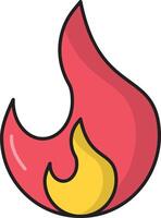 fire vector illustration on a background.Premium quality symbols.vector icons for concept and graphic design.