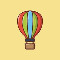 air balloon vector illustration on a background.Premium quality symbols.vector icons for concept and graphic design.