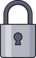 lock vector illustration on a background.Premium quality symbols.vector icons for concept and graphic design.