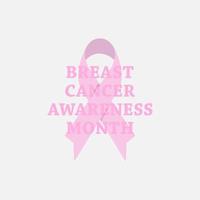 Breast cancer banner october awareness month vector image