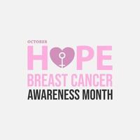 Breast cancer banner october awareness month vector image