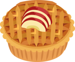 icono de tarta de manzana png