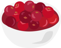 cranberry jelly sauce png