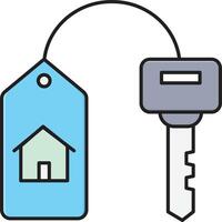 house key vector illustration on a background.Premium quality symbols.vector icons for concept and graphic design.