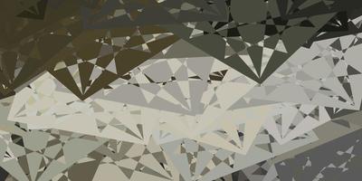 Light Gray vector background with polygonal forms.