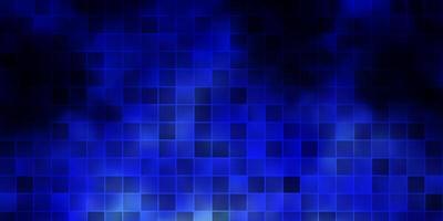 Dark BLUE vector template with rectangles.