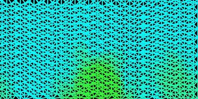 Light green vector gradient polygon layout.