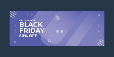 Black Friday Banners sale vector