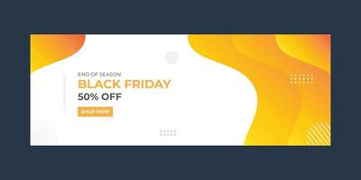 Black Friday Banners sale vector