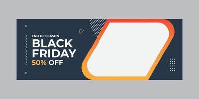 Black Friday Banners sale vector