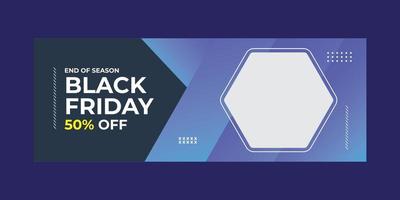 Black Friday Banners sale vector