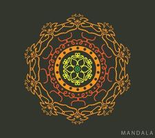 Luxury pattern on  background. Vector mandala template. design elements. Traditional Turkish, Indian motifs. Great for fabric and textile, wallpaper, packaging or any desired idea, and colorful design