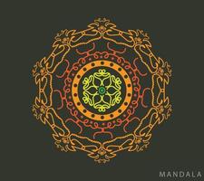 Luxury pattern on  background. Vector mandala template. design elements. Traditional Turkish, Indian motifs. Great for fabric and textile, wallpaper, packaging or any desired idea, and colorful design