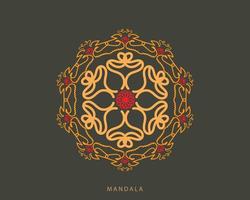 Luxury pattern on  background. Vector mandala template. design elements. Traditional Turkish, Indian motifs. Great for fabric and textile, wallpaper, packaging or any desired idea, and colorful design