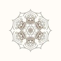 patrón de lujo en el fondo. plantilla de mandala vectorial. elementos de diseño. motivos tradicionales turcos e indios. excelente para telas y textiles, papel tapiz, embalaje o cualquier idea deseada, y diseño colorido vector