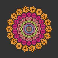 Luxury pattern on  background. Vector mandala template. design elements. Traditional Turkish, Indian motifs. Great for fabric and textile, wallpaper, packaging or any desired idea, and colorful design