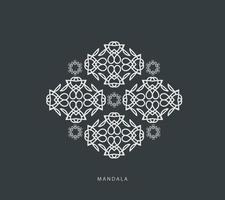 patrón de lujo en el fondo. plantilla de mandala vectorial. elementos de diseño. motivos tradicionales turcos e indios. excelente para telas y textiles, papel tapiz, embalaje o cualquier idea deseada, y diseño colorido vector