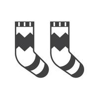 Thin Line Socks Icon vector