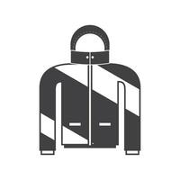 icono de contorno de chaqueta deportiva vector