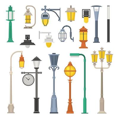 Street Lamps and Lamp Posts