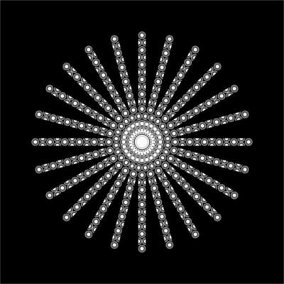 Contemporary Mandala made from Circle and Half Circle Shape Composition. Modern Contemporary Mandala for Logo, Ornate, Decoration or Graphic Design. Vector Illustration
