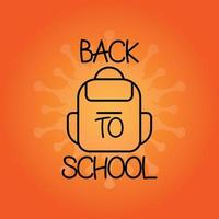 back to school logo vector