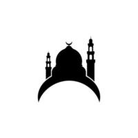 mezquita ramadan logo vector