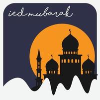 ied mubarak background vector