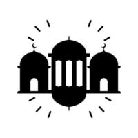mezquita ramadan logo vector