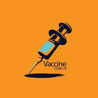 vector de ilustración de icono de virus de vacuna