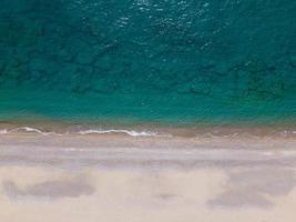 The magnificent view of the air from the air and the beach. Background and landscape photo