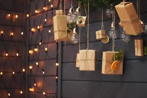 Christmas decoration background photo