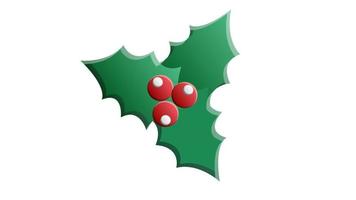 Christmas holly illustration 23424732 Vector Art at Vecteezy