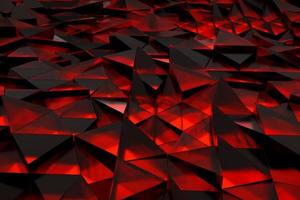 Ilustración 3d de fondo de tecnología de triángulos futuristas abstractos foto