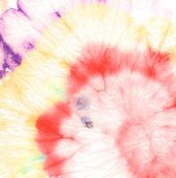 Color Spiral Tie Dye. Dyed Swirl Print. Circle photo