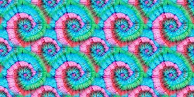 Rainbow Psychedelic Kaleidoscope. Seamless. Dye photo