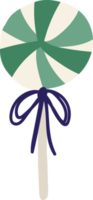 canne de noel verte png