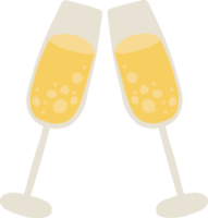 a glass of champagne png