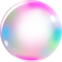 gekleurde ronde zeep bubbels png