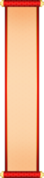 Chinese red paper scroll png