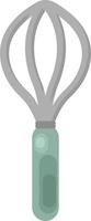 Balloon whisk, illustration, vector on white background