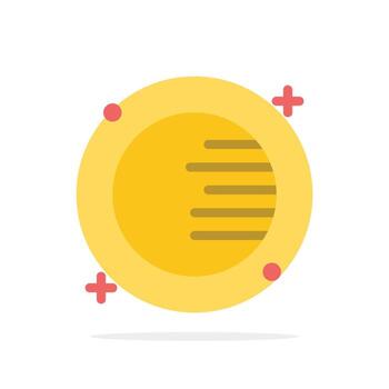 Astronomy Planet Space Abstract Circle Background Flat color Icon vector