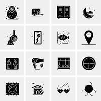 16 Universal Business Icons Vector Creative Icon Illustration to use in web and Mobile Related proj