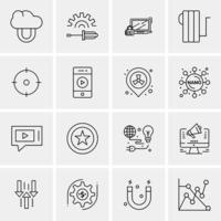 Brain Control Mind Setting Abstract Circle Background Flat color Icon vector