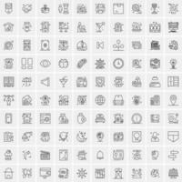 25 iconos de negocios universales vector ilustración de icono creativo para usar en proyectos relacionados con la web y dispositivos móviles