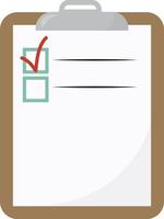 To do list, illustration, vector on white background