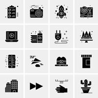 16 Universal Business Icons Vector Creative Icon Illustration to use in web and Mobile Related proj