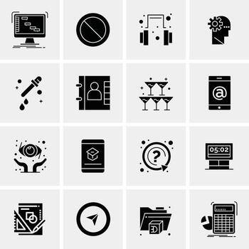 plantilla de banner de icono de vector de icono de color plano de seguridad de internet de computadora