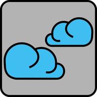 Cloudy weather, illustration, vector on a white background.