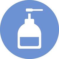 Liquid Hand soap, illustration, vector on white background.